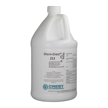 Crest Ultrasonics Chem Crest 211 Non-Caustic Medical Wash Solution - 5 Gallon Pail - Crest Ultrasonic 700211P